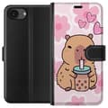 Pikkukuva 1 / 3: Apple iPhone 16e Lompakkokotelo Kawaii Capybara Sydän Anime-tyyli Söpö Suunnittelu Eläinaihe TikTok Suosittu Lahja Tyttö