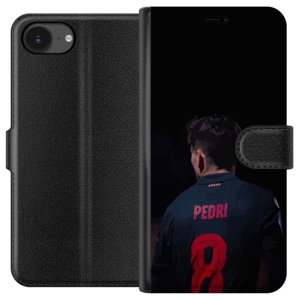 Apple iPhone 16e Lompakkokotelo Pedri FC Barcelona Jalkapallo Espanjalainen Keskikenttäpelaaja Maali Urheilumotivaatio Fanit Lapset Nuoret