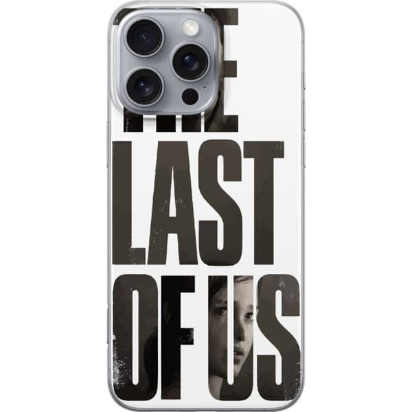 Apple iPhone 16 Pro Max Gennemsigtig cover The Last of Us Ellie Joel Apokalypse Clickers TV-serie Fanart Dystopi Spilmotiv