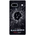 Miniatyrbild 1 av 3: Google Pixel 7a Genomskinligt Skal Black Mirror Sci-Fi Netflix Serie Dystopi Teknik Cyberpunk Mörkt TV Spelmotiv