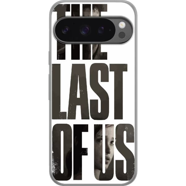 Google Pixel 9 Pro XL Genomskinligt Skal The Last of Us Ellie Joel Apokalyps Clickers TV-serie Fanart Dystopi Spelmotiv