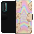 Miniatyrbilde 1 av 3: Huawei P smart 2021 Lommeboketui Kawaii Capybara Galaxy Søt Anime Dyr Romtema Kawaii Trend Gave TikTok Design