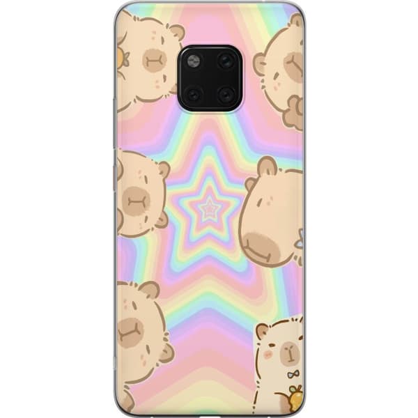 Huawei Mate 20 Pro Gennemsigtig cover Kawaii Capybara Galaxy Sød Anime Dyr Rummotiv Kawaii Trend Gave TikTok Design