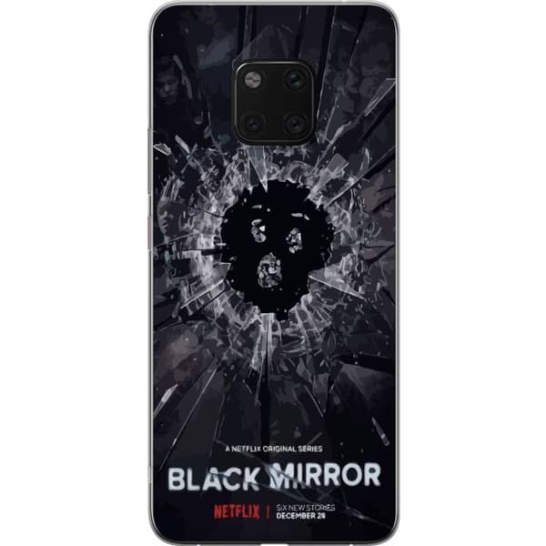 Huawei Mate 20 Pro Gennemsigtig cover Black Mirror Sci-Fi Netflix Serie Dystopi Teknologi Cyberpunk Mørkt TV Videospil Tema