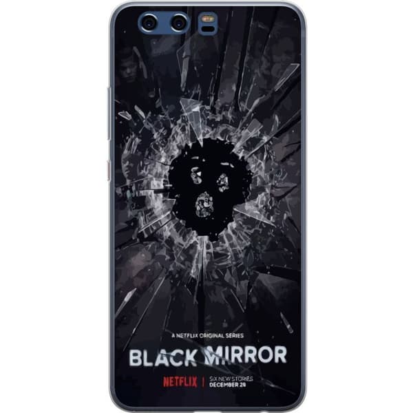 Huawei P10 Gjennomsiktig deksel Black Mirror Sci-Fi Netflix Serie Dystopi Teknologi Cyberpunk Mørkt TV Videospill Tema