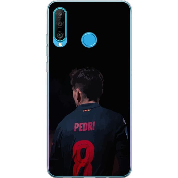 Huawei P30 lite Gennemsigtig cover Pedri FC Barcelona Fodbold Spansk Midtbanespiller Mål Sportsmotivation Fans Børn Ungdom