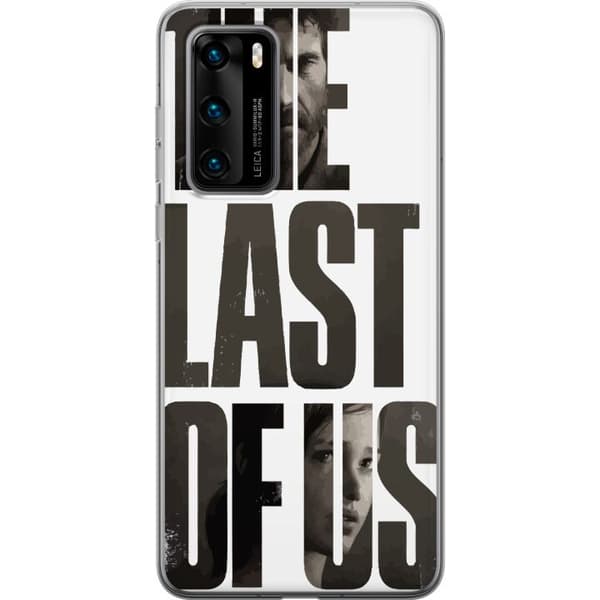 Huawei P40 Gjennomsiktig deksel The Last of Us Ellie Joel Apokalypse Clickers TV-serie Fanart Dystopi Spelmotiv