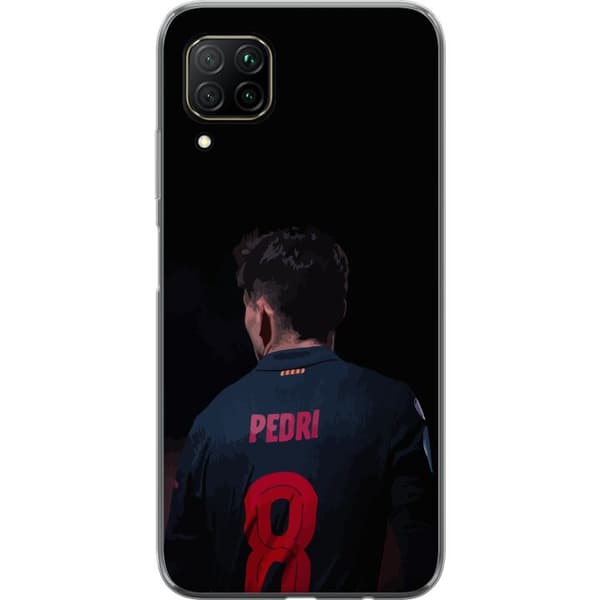 Huawei P40 lite Gjennomsiktig deksel Pedri FC Barcelona Fotball Spansk Midtbanespiller Mål Sportsmotivasjon Fans Barn Ungdom