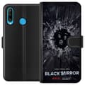 Miniatyrbillede 1 af 3: Huawei P30 lite Tegnebogsetui Black Mirror Sci-Fi Netflix Serie Dystopi Teknologi Cyberpunk Mørkt TV Videospil Tema