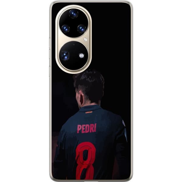 Huawei P50 Pro Läpinäkyvä kuori Pedri FC Barcelona Jalkapallo Espanjalainen Keskikenttäpelaaja Maali Urheilumotivaatio Fanit Lapset Nuoret