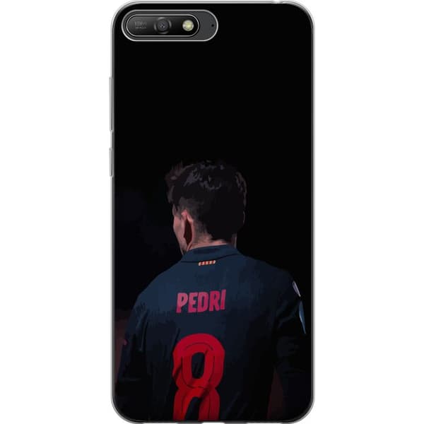 Huawei Y6 (2018) Läpinäkyvä kuori Pedri FC Barcelona Jalkapallo Espanjalainen Keskikenttäpelaaja Maali Urheilumotivaatio Fanit Lapset Nuoret