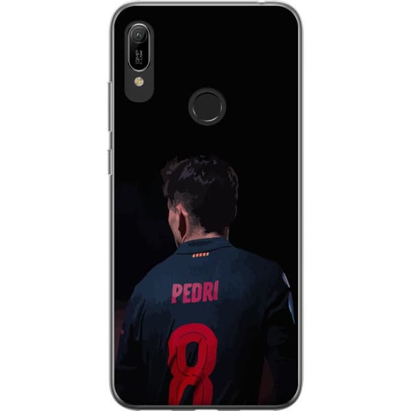 Huawei Y6 (2019) Läpinäkyvä kuori Pedri FC Barcelona Jalkapallo Espanjalainen Keskikenttäpelaaja Maali Urheilumotivaatio Fanit Lapset Nuoret