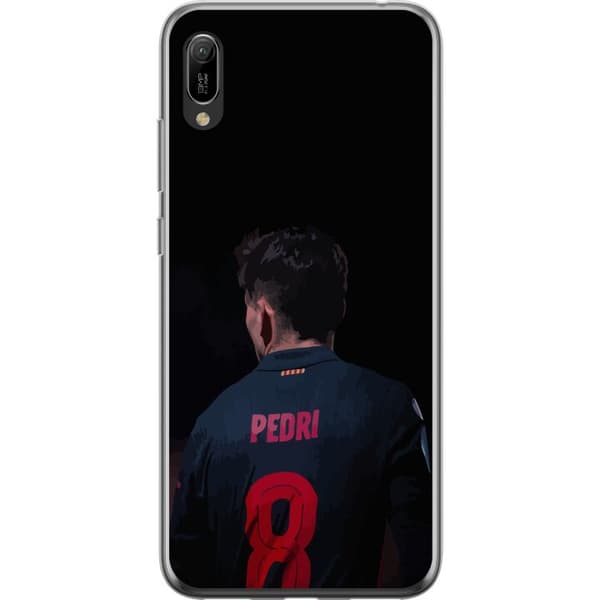 Huawei Y6 Pro (2019) Läpinäkyvä kuori Pedri FC Barcelona Jalkapallo Espanjalainen Keskikenttäpelaaja Maali Urheilumotivaatio Fanit Lapset Nuoret