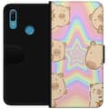 Pikkukuva 1 / 3: Huawei Y6 (2019) Lompakkokotelo Kawaii Capybara Galaxy Söpö Anime Eläin Avaruusteema Kawaii Trendi Lahja TikTok-suunnittelu