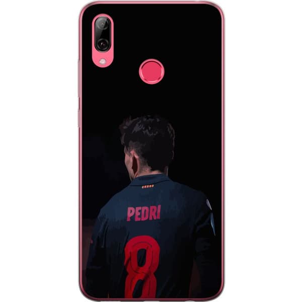 Huawei Y7 (2019) Gennemsigtig cover Pedri FC Barcelona Fodbold Spansk Midtbanespiller Mål Sportsmotivation Fans Børn Ungdom