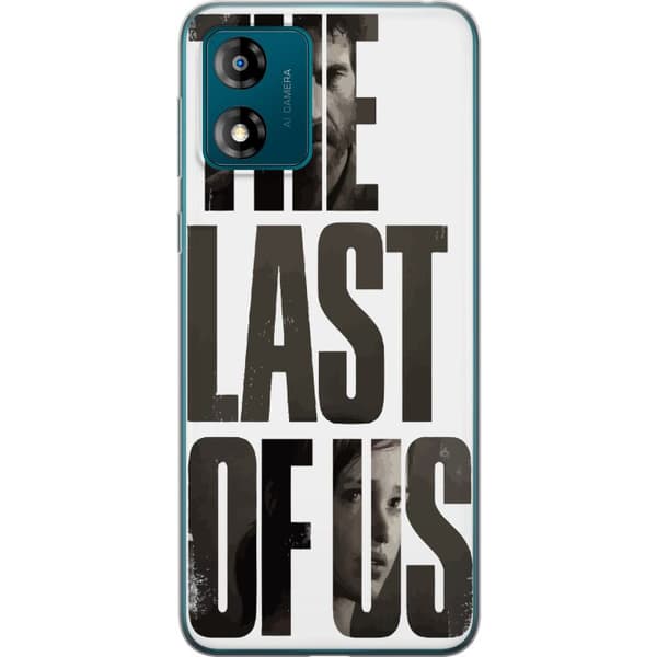 Motorola Moto E13 Genomskinligt Skal The Last of Us Ellie Joel Apokalyps Clickers TV-serie Fanart Dystopi Spelmotiv