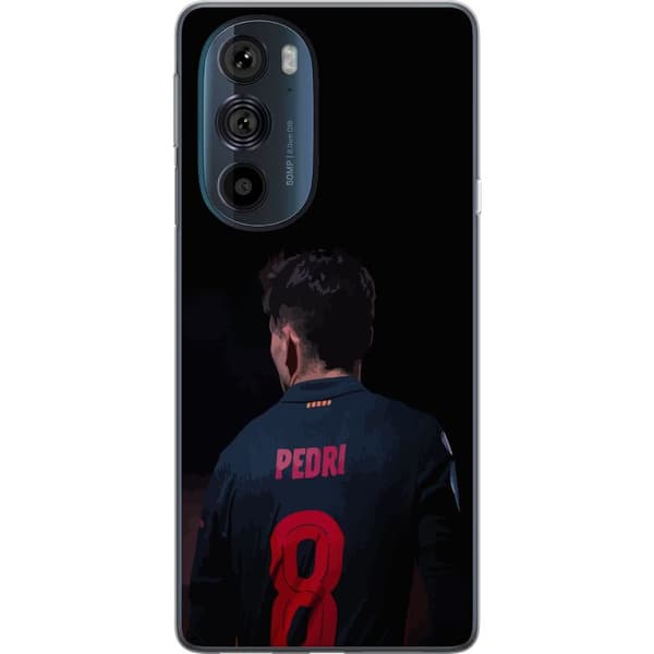 Motorola Edge 30 Pro Läpinäkyvä kuori Pedri FC Barcelona Jalkapallo Espanjalainen Keskikenttäpelaaja Maali Urheilumotivaatio Fanit Lapset Nuoret