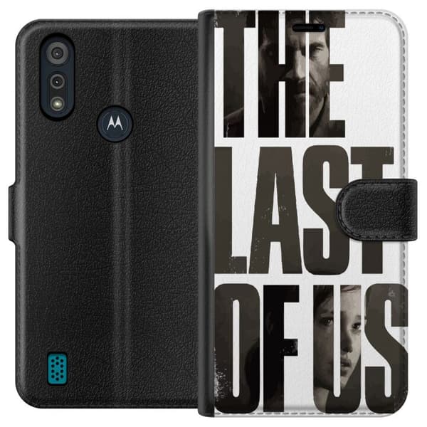 Motorola Moto E6i Tegnebogsetui The Last of Us Ellie Joel Apokalypse Clickers TV-serie Fanart Dystopi Spilmotiv