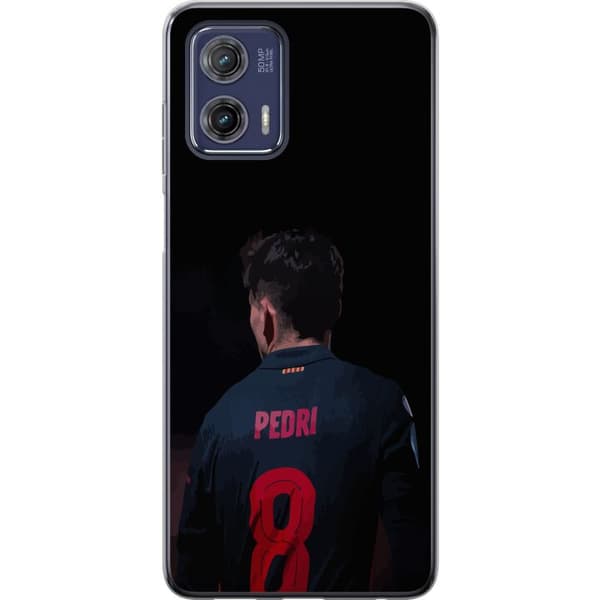 Motorola Moto G73 Gjennomsiktig deksel Pedri FC Barcelona Fotball Spansk Midtbanespiller Mål Sportsmotivasjon Fans Barn Ungdom
