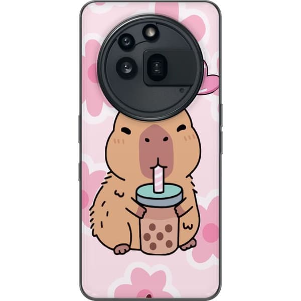 Nothing Phone (3a) Pro Läpinäkyvä kuori Kawaii Capybara Sydän Anime-tyyli Söpö Suunnittelu Eläinaihe TikTok Suosittu Lahja Tyttö