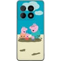 Pikkukuva 1 / 3: OnePlus 10 Pro Läpinäkyvä kuori Greta Possu Perhe Jori Mutapuro Lasten Kuva Sarja Suosittu Lasten Hahmo Ilo