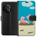 Pikkukuva 1 / 3: OnePlus 11 Lompakkokotelo Greta Possu Perhe Jori Mutapuro Lasten Kuva Sarja Suosittu Lasten Hahmo Ilo