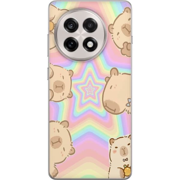 OnePlus 13R Läpinäkyvä kuori Kawaii Capybara Galaxy Söpö Anime Eläin Avaruusteema Kawaii Trendi Lahja TikTok-suunnittelu
