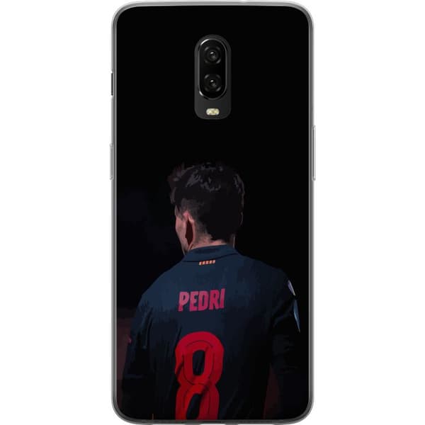 OnePlus 6T Läpinäkyvä kuori Pedri FC Barcelona Jalkapallo Espanjalainen Keskikenttäpelaaja Maali Urheilumotivaatio Fanit Lapset Nuoret