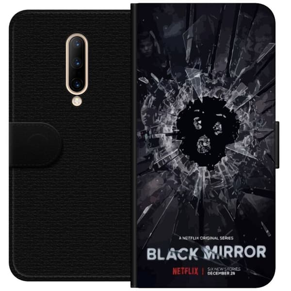 OnePlus 7 Pro Lommeboketui Black Mirror Sci-Fi Netflix Serie Dystopi Teknologi Cyberpunk Mørkt TV Videospill Tema