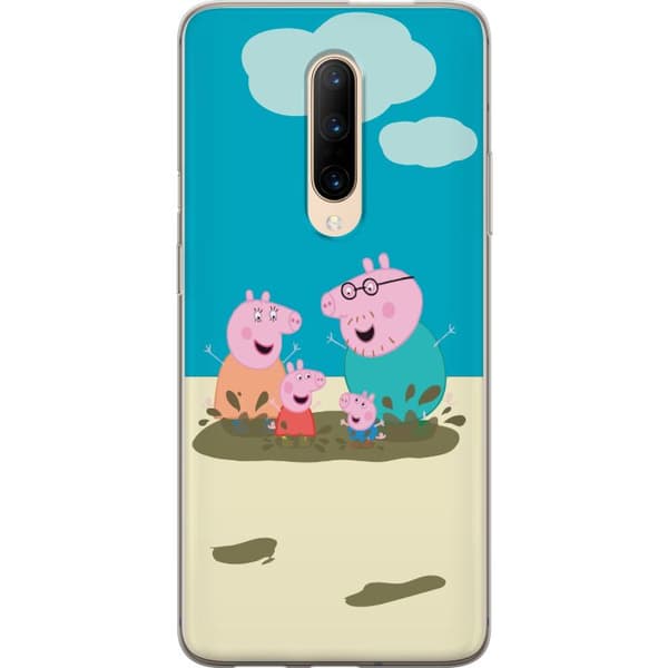 OnePlus 7 Pro Gjennomsiktig deksel Greta Gris Familien Georg Lerøl Barne Motiv Serie Populær Barnekarakter Glede