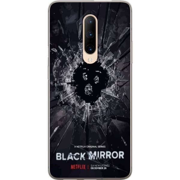OnePlus 7 Pro Gennemsigtig cover Black Mirror Sci-Fi Netflix Serie Dystopi Teknologi Cyberpunk Mørkt TV Videospil Tema