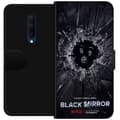 Pikkukuva 1 / 3: OnePlus 7T Pro Lompakkokotelo Black Mirror Sci-Fi Netflix -sarja Dystopia Teknologia Cyberpunk Synkkä TV Videopeli Teema