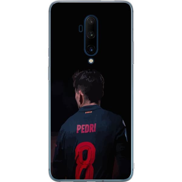 OnePlus 7T Pro Gennemsigtig cover Pedri FC Barcelona Fodbold Spansk Midtbanespiller Mål Sportsmotivation Fans Børn Ungdom