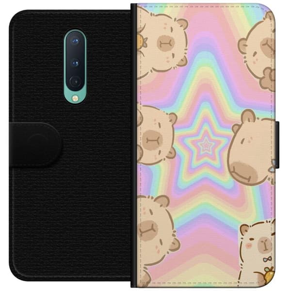 OnePlus 8 Tegnebogsetui Kawaii Capybara Galaxy Sød Anime Dyr Rummotiv Kawaii Trend Gave TikTok Design