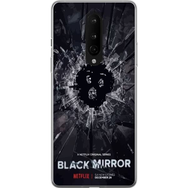 OnePlus 8 Gennemsigtig cover Black Mirror Sci-Fi Netflix Serie Dystopi Teknologi Cyberpunk Mørkt TV Videospil Tema