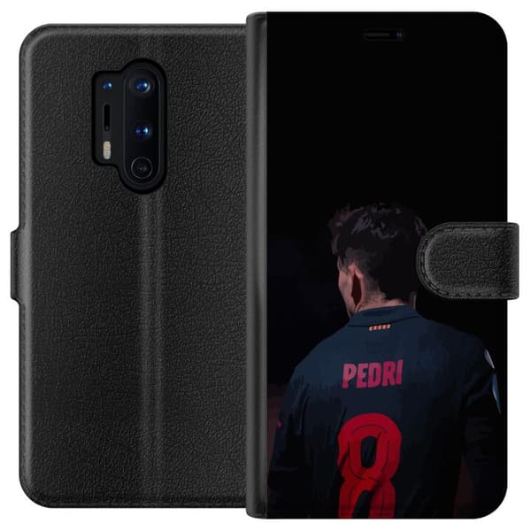 OnePlus 8 Pro Lompakkokotelo Pedri FC Barcelona Jalkapallo Espanjalainen Keskikenttäpelaaja Maali Urheilumotivaatio Fanit Lapset Nuoret