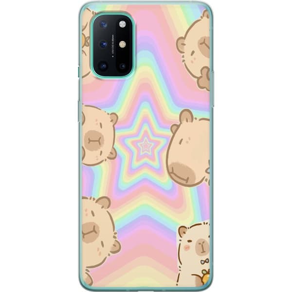 OnePlus 8T Genomskinligt Skal Kawaii Capybara Galaxy Söt Anime Djur Rymdmotiv Kawaii Trend Present TikTok Design