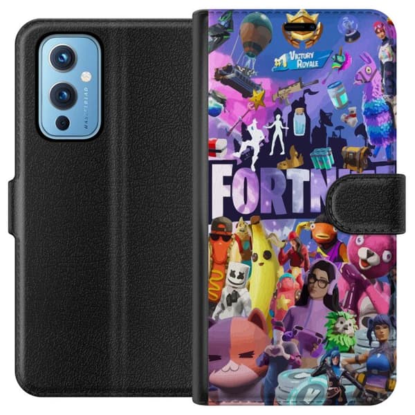 OnePlus 9 Plånboksfodral Fortnite Skins Emotes Battle Royale Karaktärer Gamer Gamingmotiv Coolt Barn Ungdom