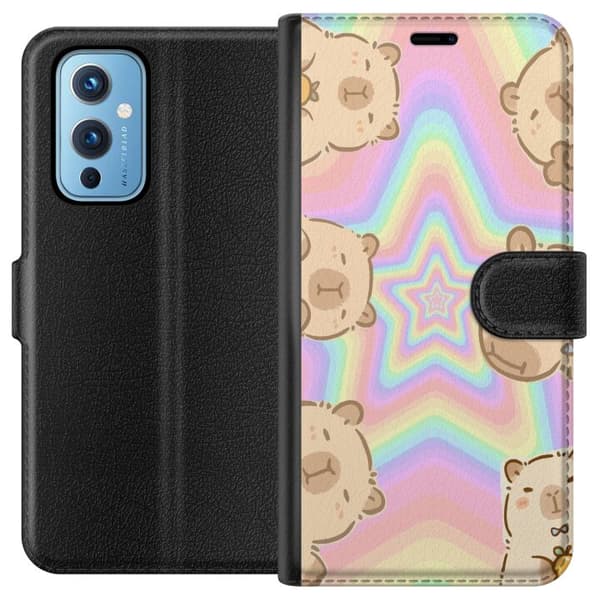 OnePlus 9 Plånboksfodral Kawaii Capybara Galaxy Söt Anime Djur Rymdmotiv Kawaii Trend Present TikTok Design