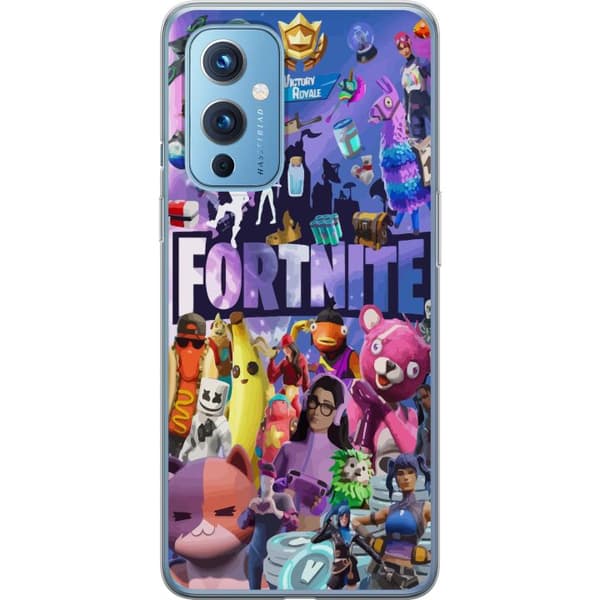 OnePlus 9 Genomskinligt Skal Fortnite Skins Emotes Battle Royale Karaktärer Gamer Gamingmotiv Coolt Barn Ungdom