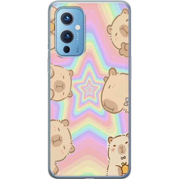 OnePlus 9 Genomskinligt Skal Kawaii Capybara Galaxy Söt Anime Djur Rymdmotiv Kawaii Trend Present TikTok Design