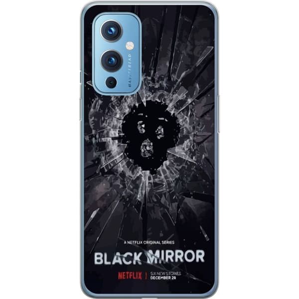 OnePlus 9 Gennemsigtig cover Black Mirror Sci-Fi Netflix Serie Dystopi Teknologi Cyberpunk Mørkt TV Videospil Tema
