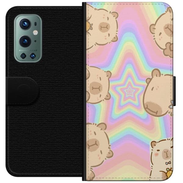 OnePlus 9 Pro Tegnebogsetui Kawaii Capybara Galaxy Sød Anime Dyr Rummotiv Kawaii Trend Gave TikTok Design