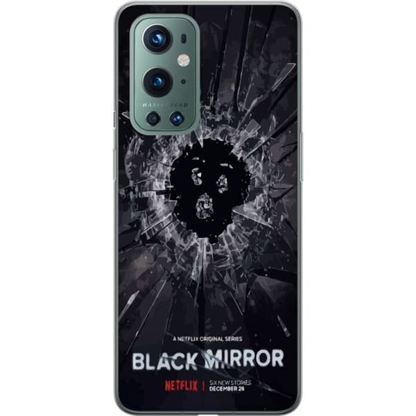 OnePlus 9 Pro Gennemsigtig cover Black Mirror Sci-Fi Netflix Serie Dystopi Teknologi Cyberpunk Mørkt TV Videospil Tema