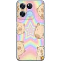 Miniatyrbilde 1 av 3: OnePlus Ace Racing Gjennomsiktig deksel Kawaii Capybara Galaxy Søt Anime Dyr Romtema Kawaii Trend Gave TikTok Design