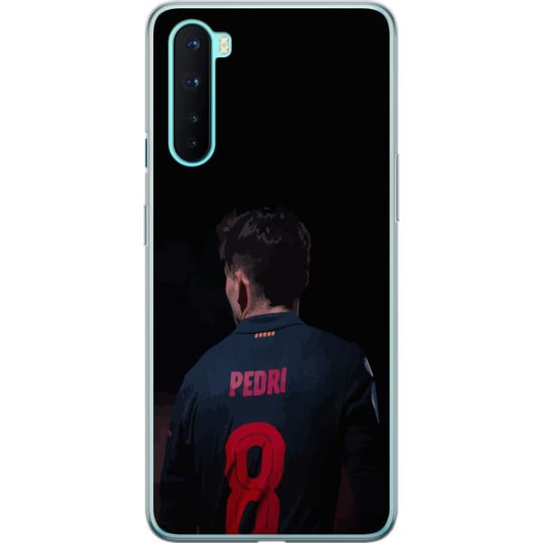 OnePlus Nord Läpinäkyvä kuori Pedri FC Barcelona Jalkapallo Espanjalainen Keskikenttäpelaaja Maali Urheilumotivaatio Fanit Lapset Nuoret