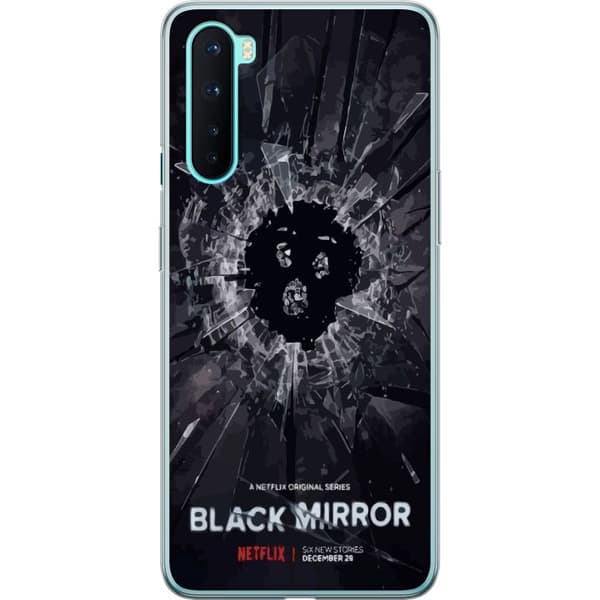 OnePlus Nord Gennemsigtig cover Black Mirror Sci-Fi Netflix Serie Dystopi Teknologi Cyberpunk Mørkt TV Videospil Tema