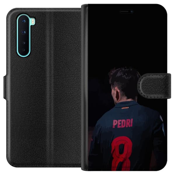 OnePlus Nord Lommeboketui Pedri FC Barcelona Fotball Spansk Midtbanespiller Mål Sportsmotivasjon Fans Barn Ungdom