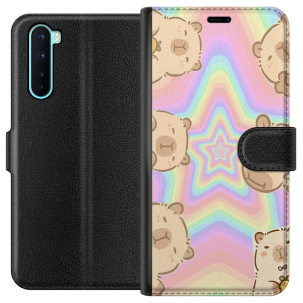 OnePlus Nord Tegnebogsetui Kawaii Capybara Galaxy Sød Anime Dyr Rummotiv Kawaii Trend Gave TikTok Design
