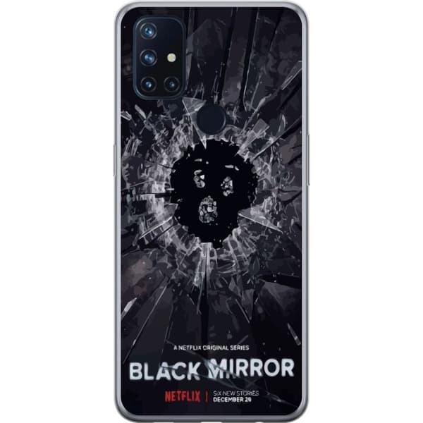 OnePlus Nord N10 5G Gjennomsiktig deksel Black Mirror Sci-Fi Netflix Serie Dystopi Teknologi Cyberpunk Mørkt TV Videospill Tema